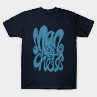 Manchester lettering - sailor blue T-Shirt